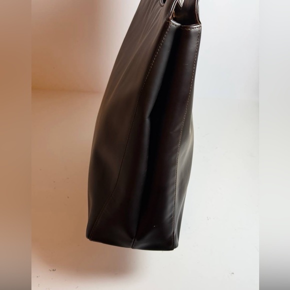 Salvatore Ferragamo Brown Matte Leather Shoulder Bag - Picture 5 of 14